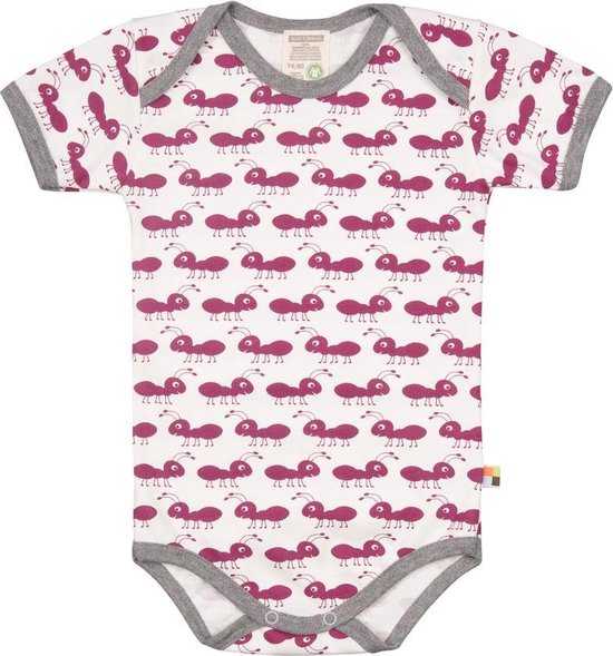 loud+proud - romper - fuchsia mieren - maat 74/80