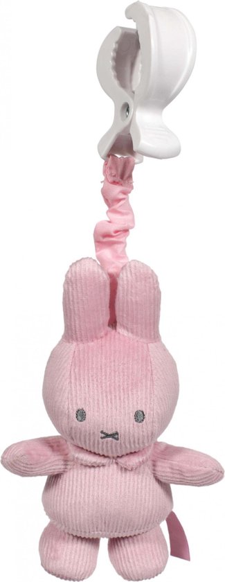 Trilfiguur nijntje pink baby rib