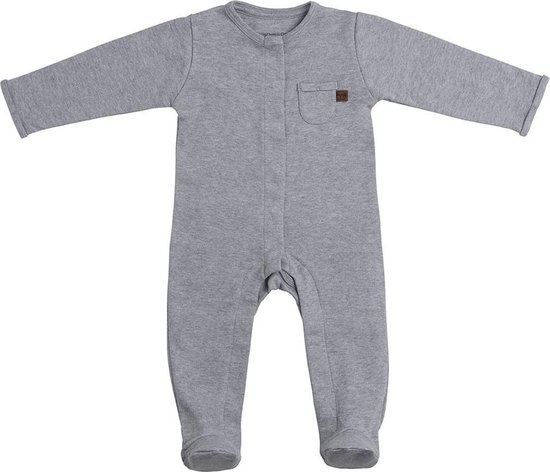 Baby's Only Boxpakje met voetjes Melange - Grijs - 50 - 100% ecologisch katoen - GOTS