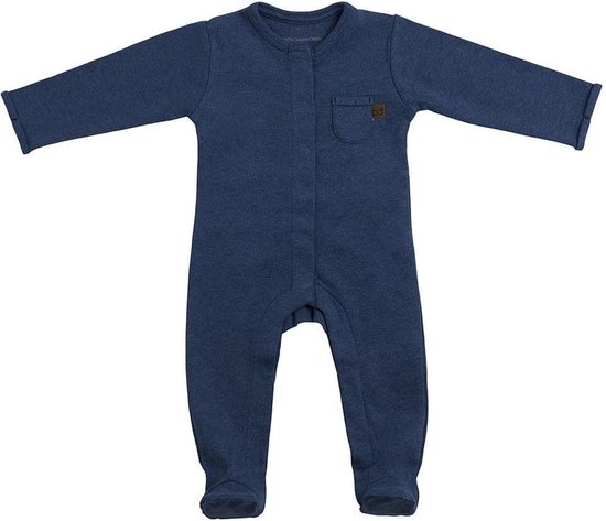 Baby's Only Boxpakje met voetjes Melange - Jeans - 50 - 100% ecologisch katoen - GOTS