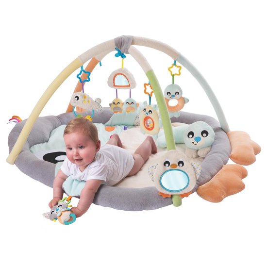 Playgro Babygym Penquïn met buikligkussen - Snuggle Me Penguin Tummy Time Gym