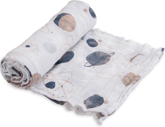 Little Unicorn muslin swaddle Planetary