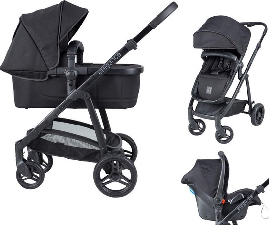 Xadventure Elegance Combi Kinderwagen - black Edition