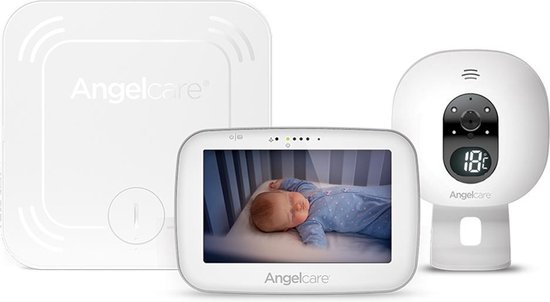 Angelcare AC527 - Babyphone Video met Bewegingsmonitor - Camera met touchscreen 5 Inch - Temperatuurweergave