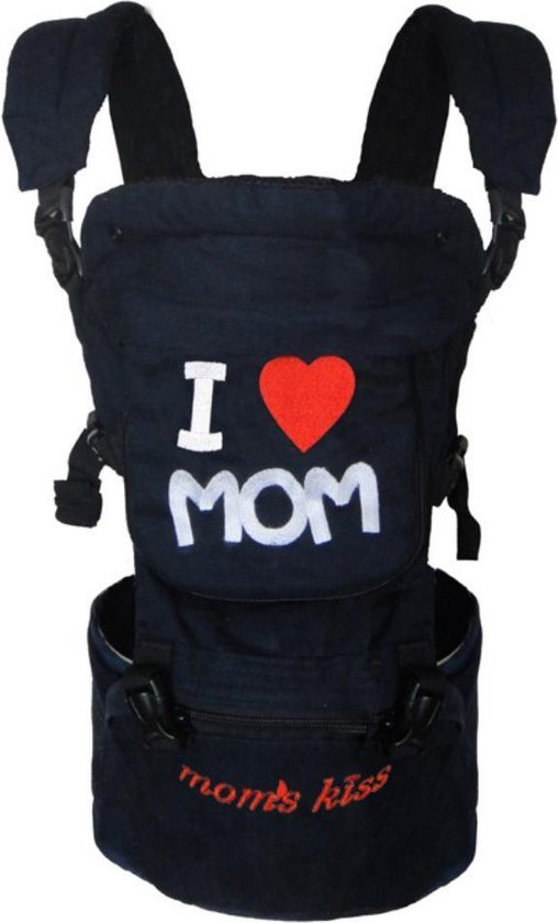 Babydraagzak / Baby drager 'i love mom' - baby draagzak 4 in 1