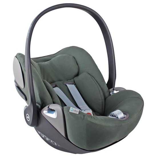 Ukje Hoes voor Cybex Cloud Z hoes - Perfecte pasvorm - Donkergroen