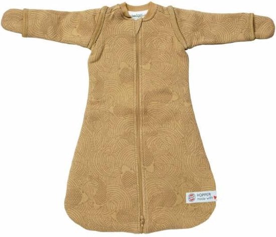 LodgerHopper Empire Babyslaapzak Met Lange Mouwen - 86/98 - Okergeel prin