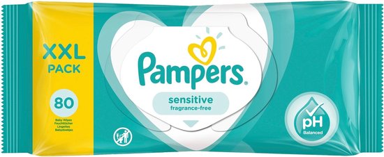 Pampers sensitive billendoekjes - 560 stuks (7*80)