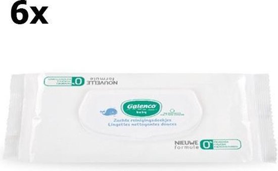 Galenco Baby Vochtige Doekjes 70 stuks 6 Pack