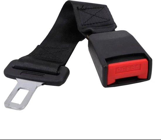 Gordelverlengers voor auto’s – Veiligheidsgordel – Autogordelverlenger 35cm – Gordelverlenger maxi cosi – Autogordel – Zwart- Zwangerschap