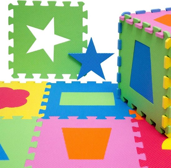Baby Puzzelmat Nul - Kinderen Speelmat - Eva Kruipende Symbolen