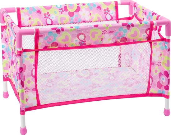 Small Foot Campingbedje Pop Meisjes 44 Cm Roze