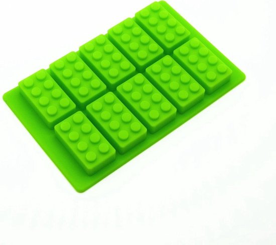 3BMT - Bakvorm DUPLO blokken - groen - 12 x 19 cm