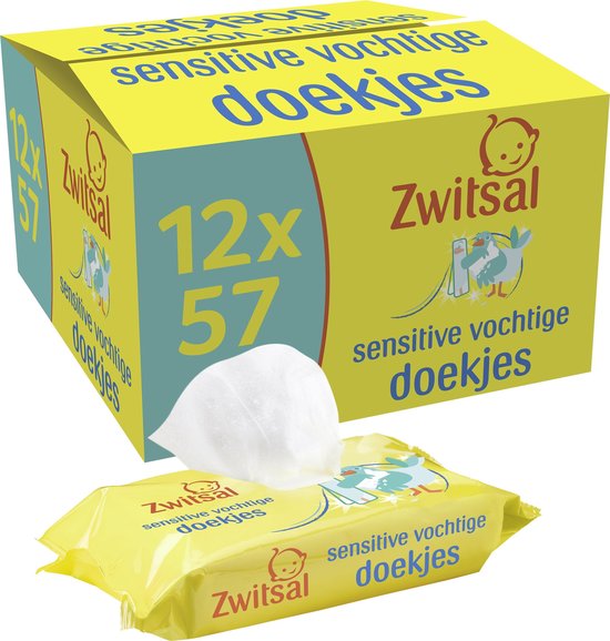 Zwitsal Beestenboel Sensitive Vochtige Doekjes - 684 stuks - Voordeelverpakking