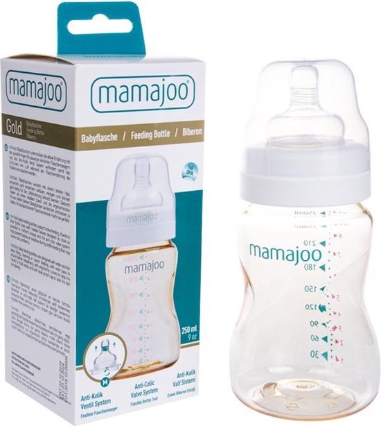 Mamajoo Babyfles - 250ml - BPA vrij - 0+ maanden