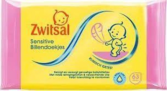 Zwitsal Sensitive Billendoekjes - 63 Stuks