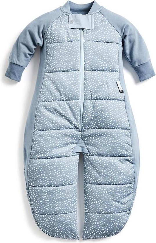 ergoPouch Baby Slaapzak Converteerbaar Naar Slaapzak Met Benen - TOG 3.5 Pebble ( 8-24m (90cm)) - Met Mouwen