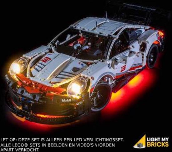 Light My Bricks LEGO Porsche 911 RSR 42096 Verlichtings Set