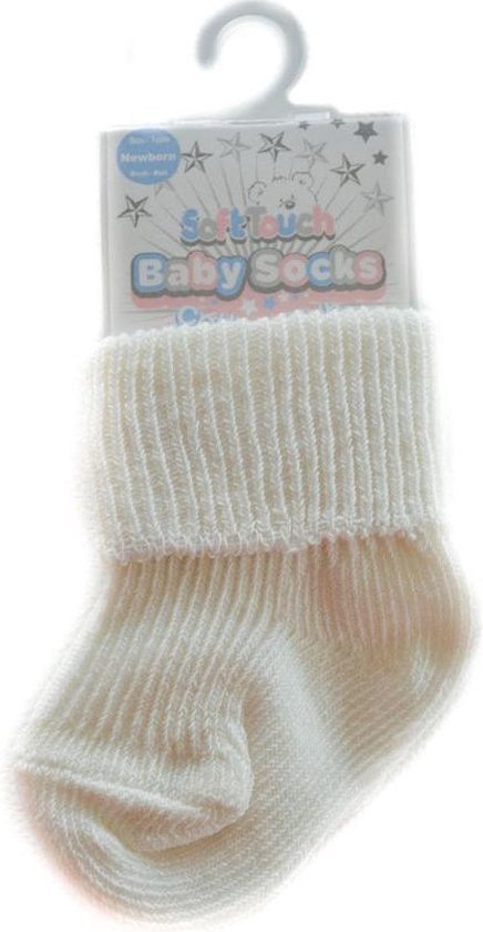 Soft Touch Babysokken Newborn Crème