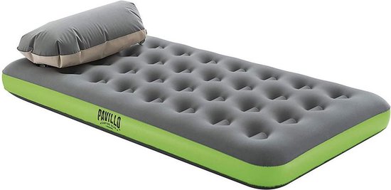 Pavillo luchtbed roll & relax 22 cm Twin 188x99x22 cm - Uniek opblaassysteem: geen pomp nodig