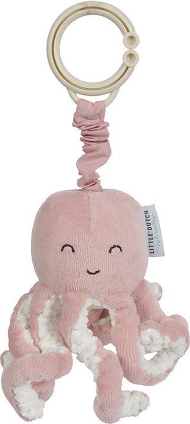 Little Dutch Trilfiguur Octopus - Ocean pink