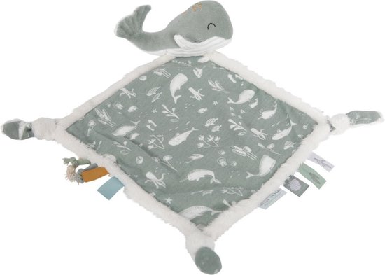Little Dutch Knuffeldoek Walvis - Oceaan - Mint