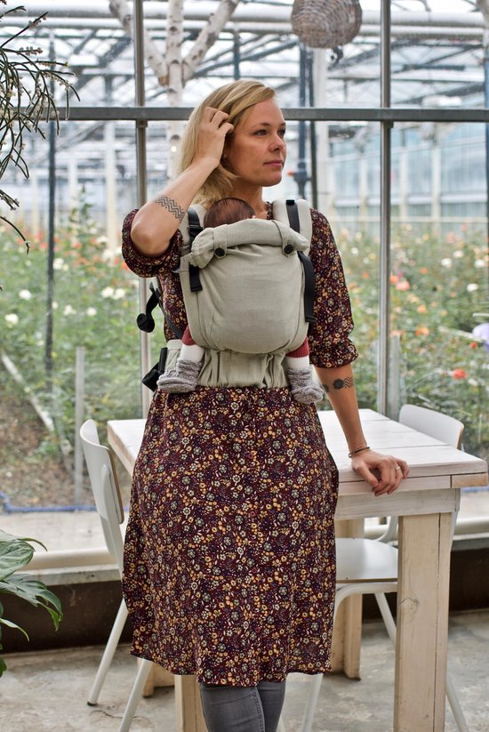 Pure Baby Love Draagzak Full Buckle - Olive