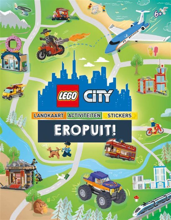 Lego city: landkaart, activiteiten, stickers