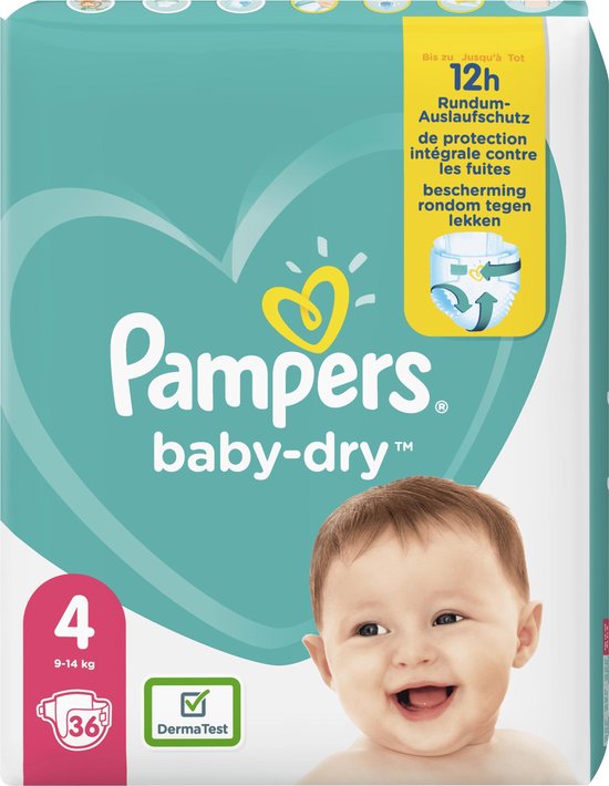 Pampers Baby Dry Maat 4 -36 Luiers
