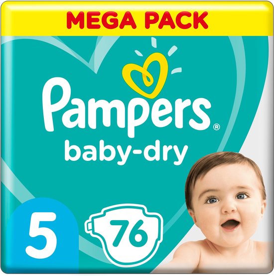 Pampers Baby Dry Maat 5 - 76 Luiers