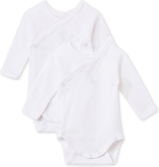 Petit Bateau 2 Pack Baby Overslag Unisex Rompertje - Maat 62
