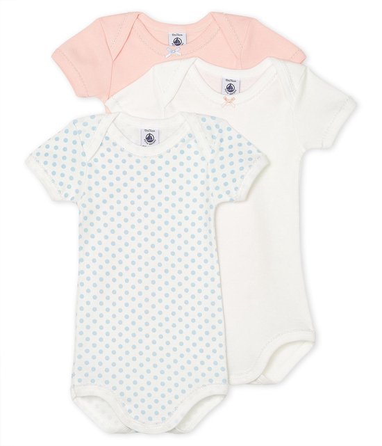 Petit Bateau Baby Multipack Rompertje 74
