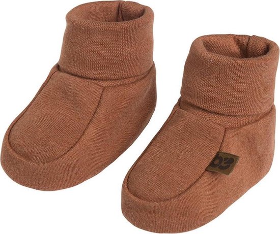 Baby's Only Slofjes Melange - Honey - 0-3 mnd - 100% ecologisch katoen - GOTS