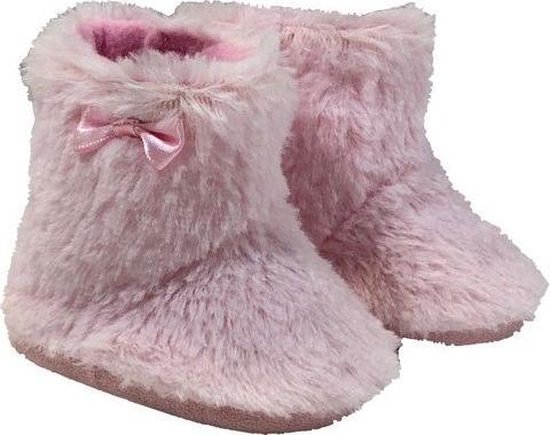 La Petite Couronne Babylaarzen Yeti Klittenband Roze Maat 16/17