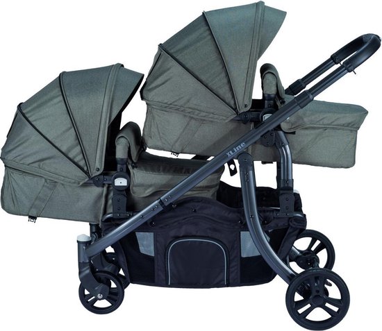 Xadventure Xline duo kinderwagen - Emerald green