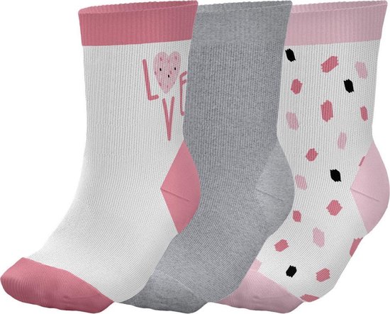 Babysokken - liefde - 3-pack - 24/26