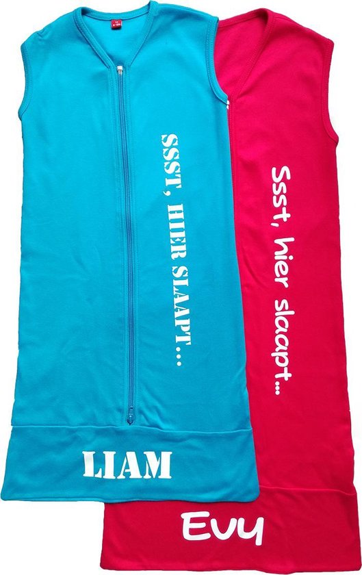Slaapzak baby turquoise maat 86