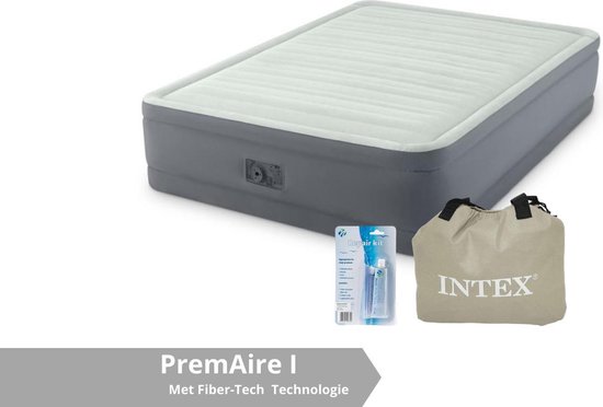 Intex PremAire I Luchtbed - Twijfelaar - 137x191x46 cm