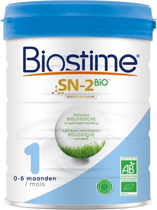 Biostime Biologische Opvolgmelk 1 Baby 0-6 maanden 800 gr