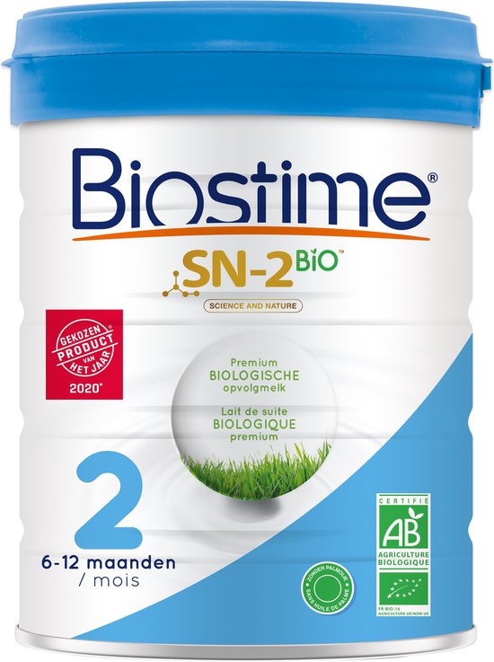 Biostime Biologische Opvolgmelk 2 Baby 6-12 maanden 800 gr