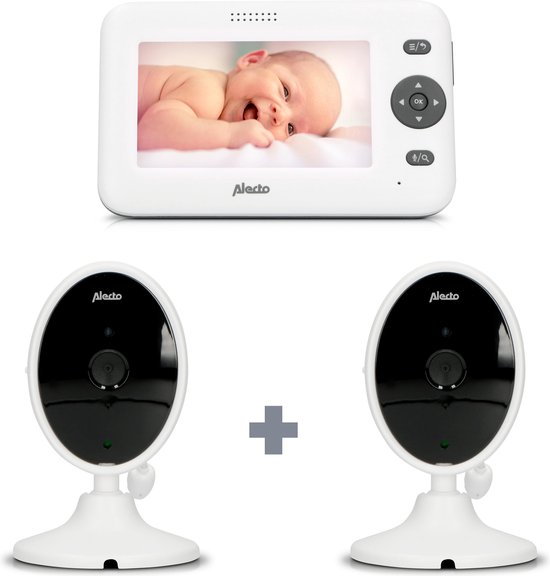 Alecto Baby DVM-140 Babyfoon met 2 camera's