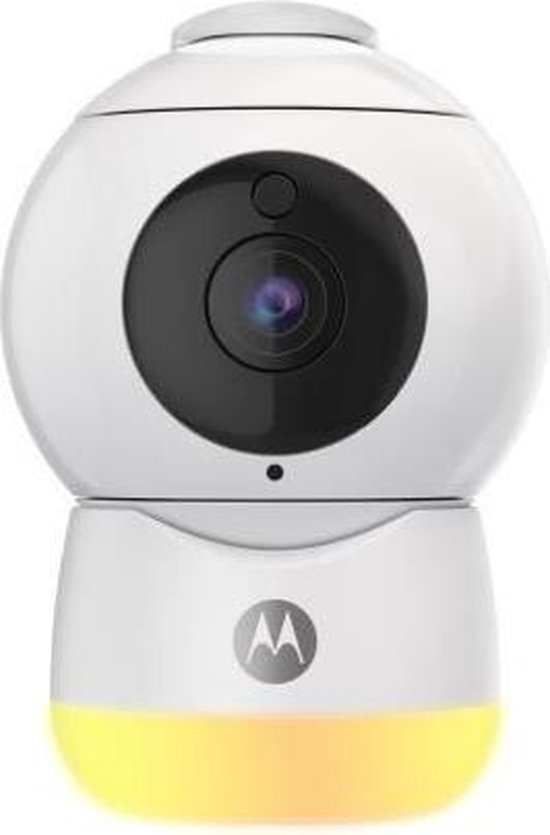 Motorola Peekaboo Babycamera - Beveiligingscamera WiFi - Full HD - Nachtlampje - 360° Draaibaar - Wit