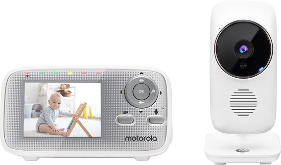 Motorola MBP481AXL video babymonitor - 2.4" - nachtzicht - wit