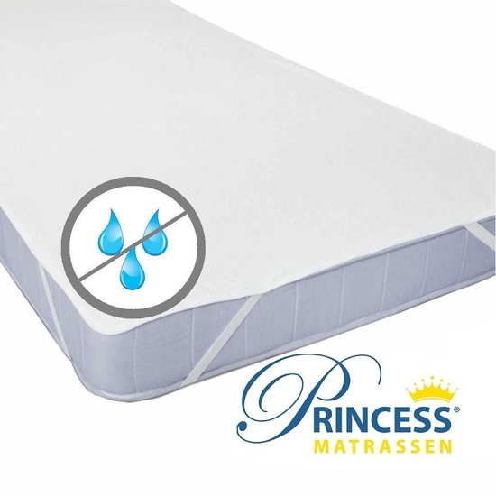 Waterdichte matrasbeschermer voor baby ledikant - Wit - 60x120 cm