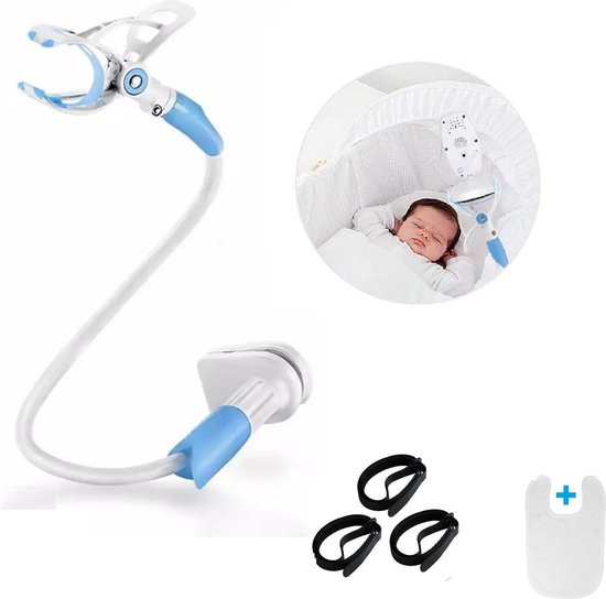 Babyfoonhouder - Houder Babyfoon met camera - Baby camera Houder - Baby Monitor Houder - Babyphone Standaard - met slab