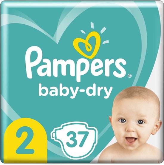 Pampers Baby Dry maat 2 mini (3-6kg) 37 stuks