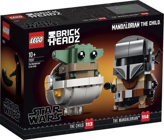 LEGO BrickHeadz Star Wars De Mandalorian & Baby Yoda - 75317