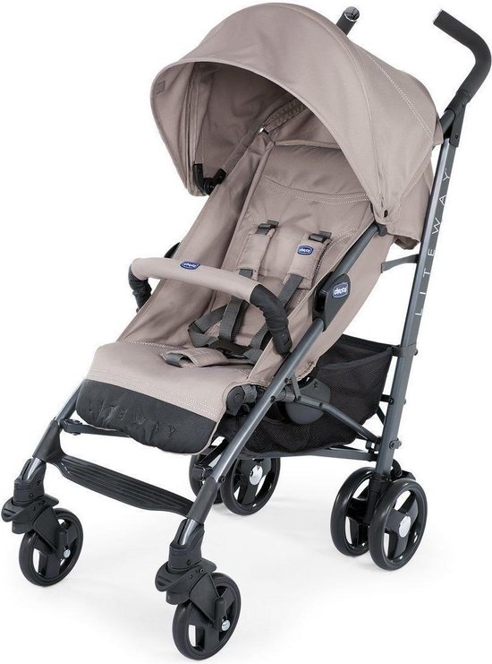 Chicco Buggy Lite Way 3 Complete - Dark Beige