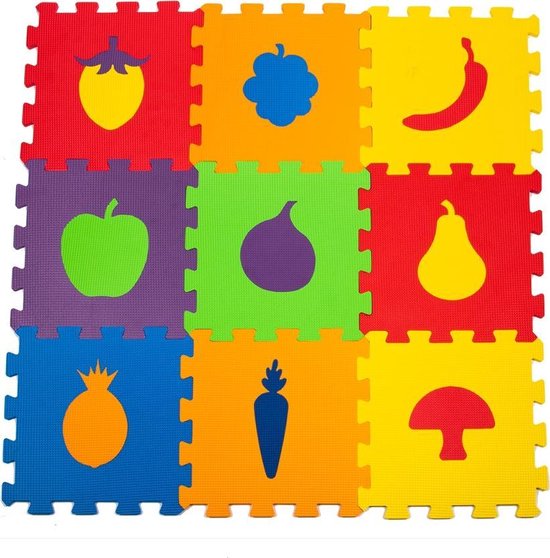 Matrax Puzzelmat - Vloermat - Speelkleed - Speelmat foam - foam mat - 33x33cm