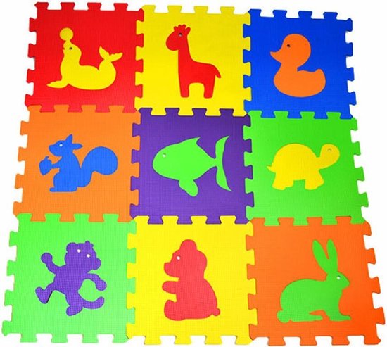 Puzzelmat - Vloermat - Speelkleed - Speelmat foam - foam mat - 33x33cm